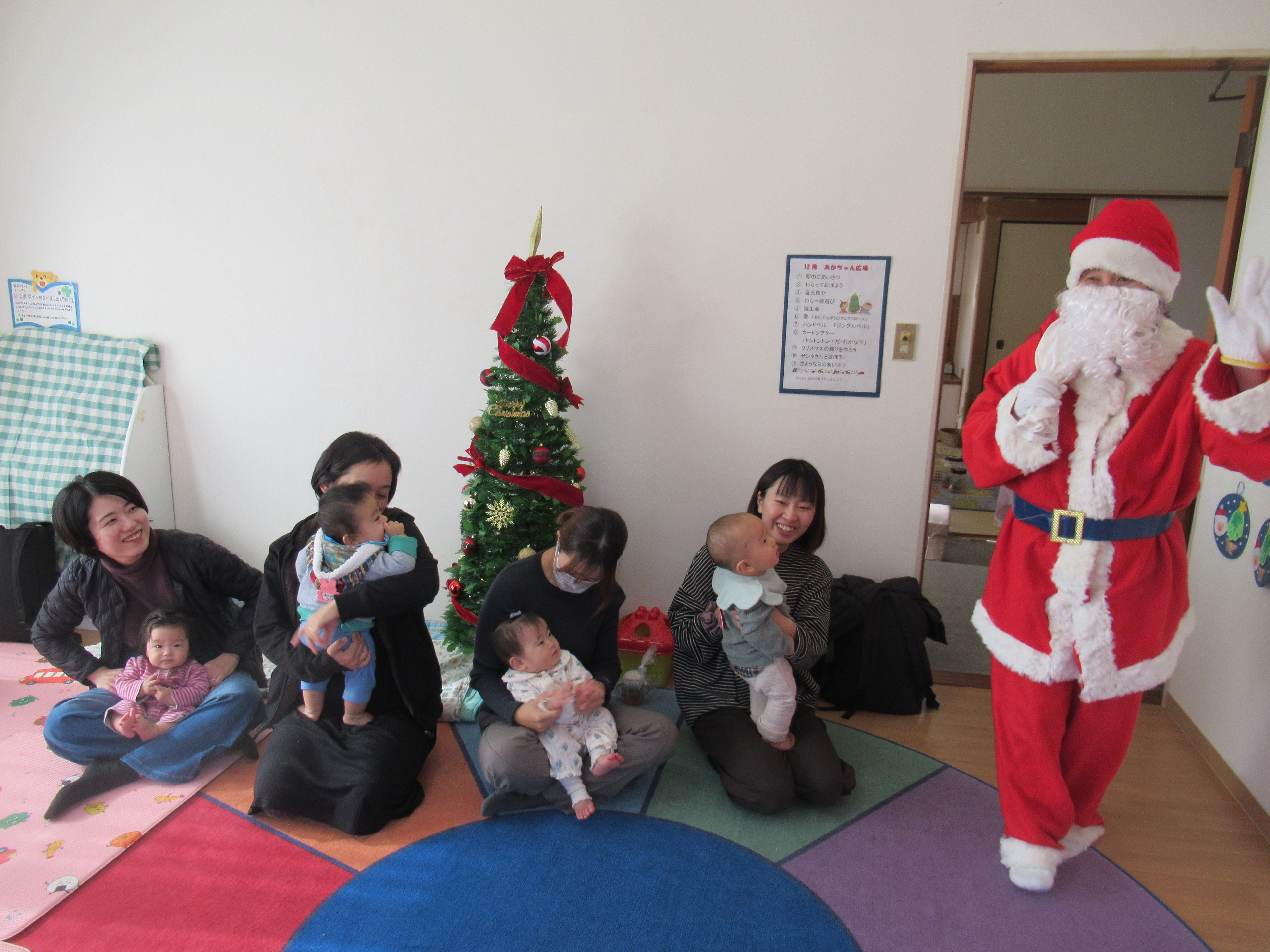 赤ちゃん広場　「クリスマス会をしよう！」